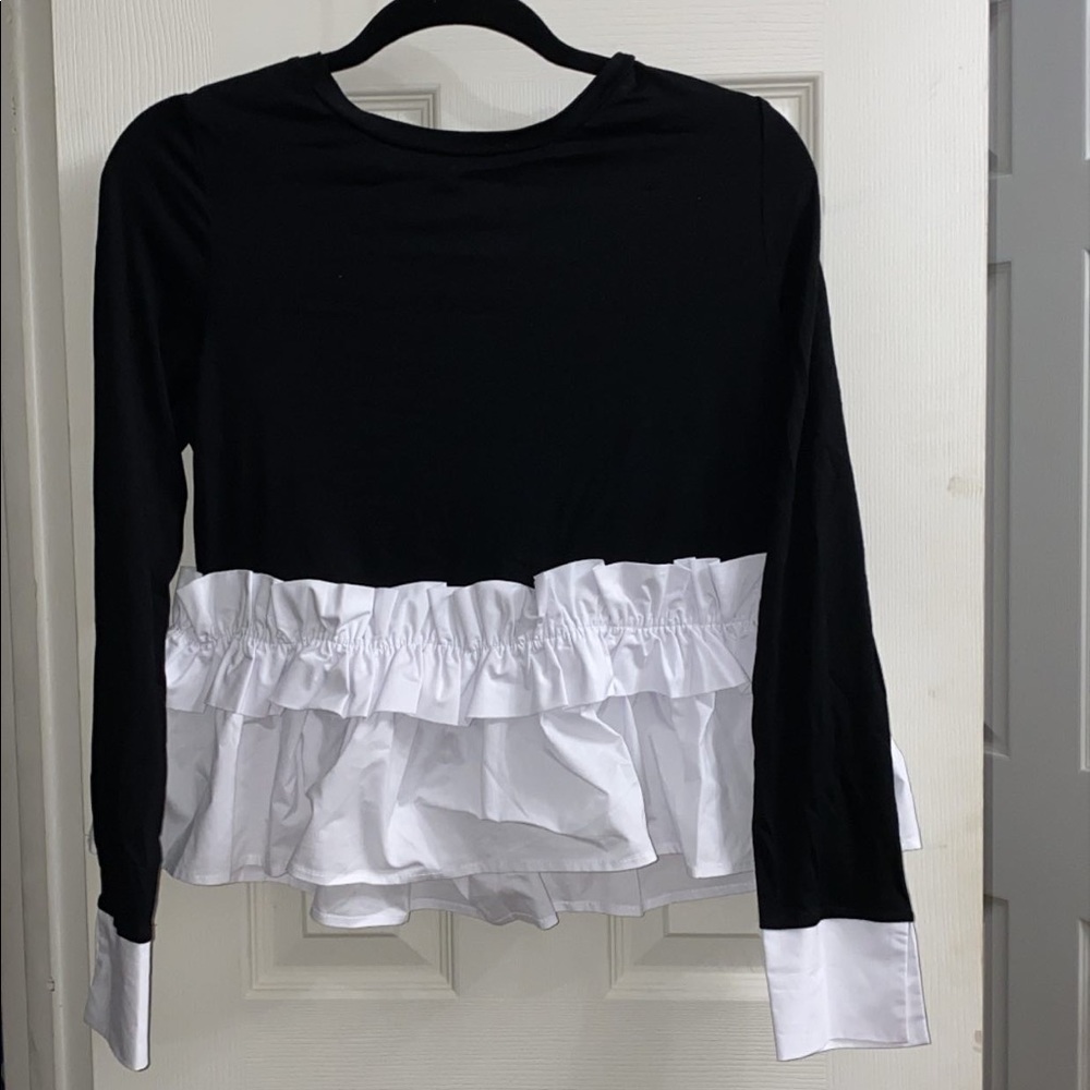 Black and white top
